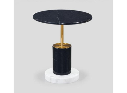 Black Round Coffee Table Stylish Living Room Side Tables