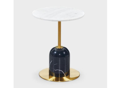 Black and white metal side table living room round storage tables table