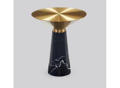 Black designer side table luxury stainless steel furniture living room table