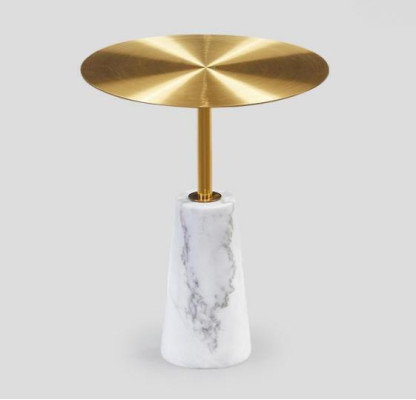 Designer Round Side Table High-Quality Luxury Furniture Coffee Table Modern