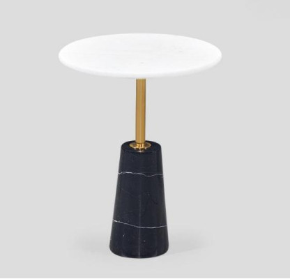 Luxury Round Marble Side Table High-Quality Table Coffee Table Furniture
