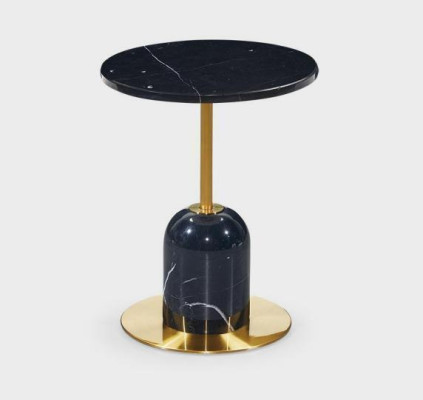 Designer black coffee table side table living room luxury furniture table