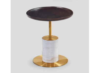Designer white coffee table luxurious side table stylish furniture table