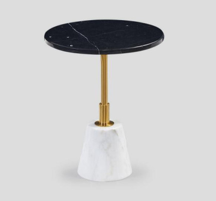 Round side table designer coffee table living room furniture new