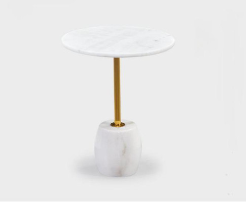 High-quality stylish coffee table white side table marble table