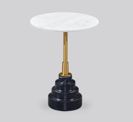 Side tables living room round high-quality modern luxury coffee table marble