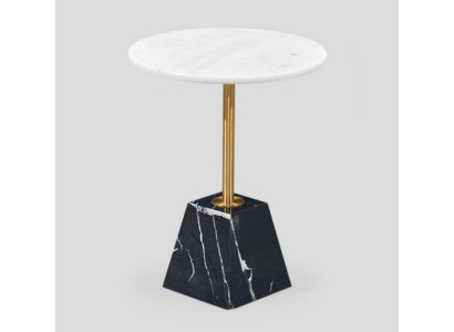 Designer round side table luxury marble side tables stylish furniture