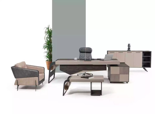 Law Office Luxury Furniture Office Setup Complete Set Table Cabinet 3-piece