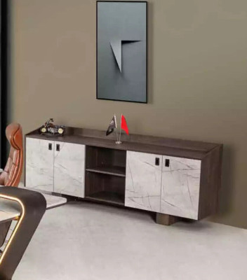 Furniture Luxury Office Equipment Complete Set Table Cabinet 3-piece Law Firm