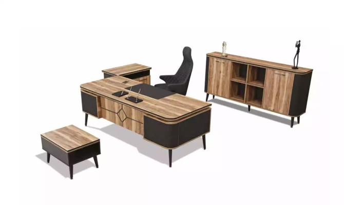 Office for Office Law Firm Practice Complete Furnishing Cabinet Table 3-piece