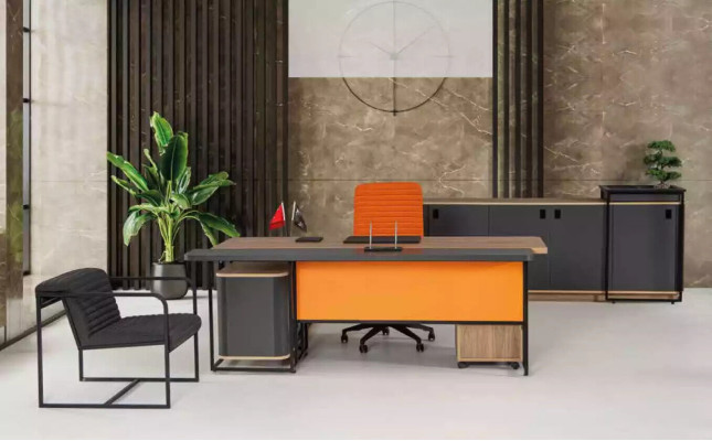 Study room desk office equipment office cabinet luxury coffee table