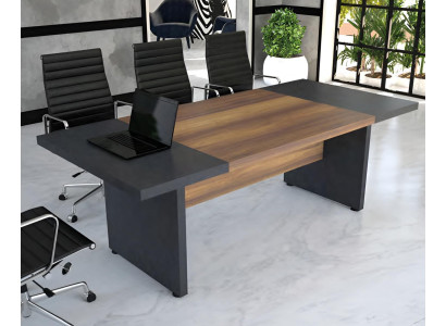 Conference furniture conference table meeting tables large table brown wood