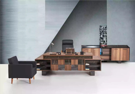 Complete office furniture set study corner desk office cabinet new