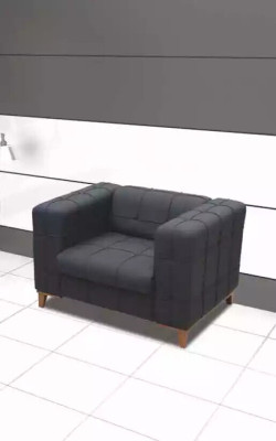 Upholstered seating group sofas luxury couch set three-seater armchair fabric