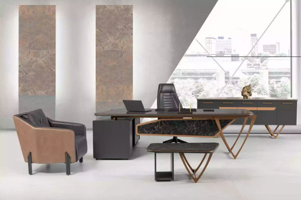 Office furniture corner desk with drawers modern study room table