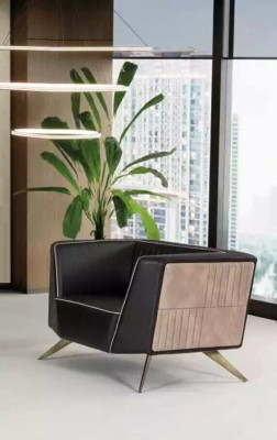 Office furniture sofa set 3+1 three-seater armchair study furniture furnishing