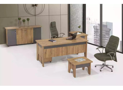 Wooden Furniture Study Room Set Office Furniture Desk Office Cabinet 4-piece Set