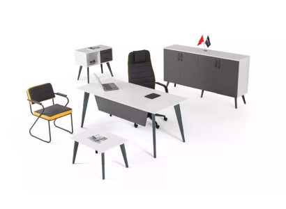 Workroom Office Set 4 pcs Office Desk Designer Furniture New
