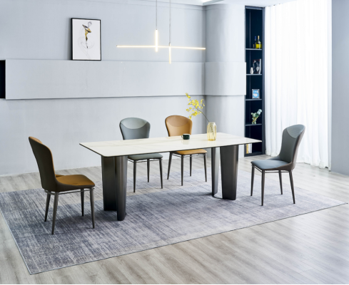 Stylish Dining Room Set Designer Dining Table 6x Chairs 7-Piece Luxury Set