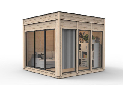Camping house, garden house, wooden house, holiday home, garden shed, small house 354x354x318