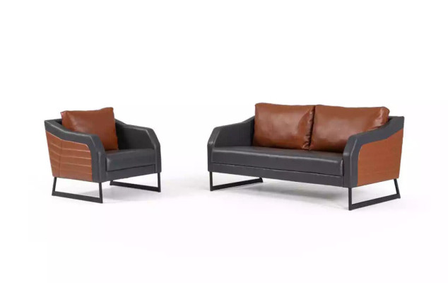 2-seater sofa modern luxury design study upholstered sofa new