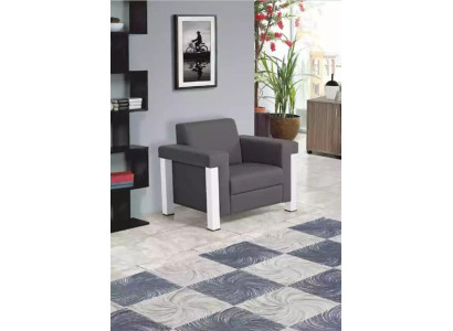 Gray armchair office furniture study upholstered chair modern seating furniture