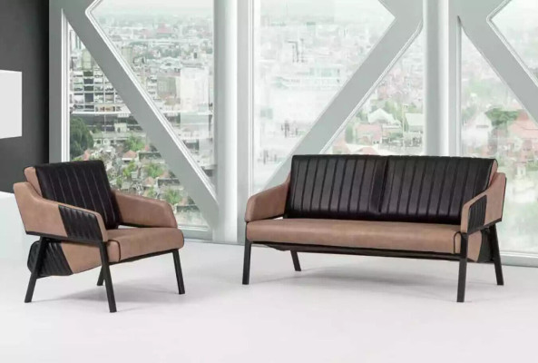 Office armchair luxury seating fabric textile office furniture upholstery new