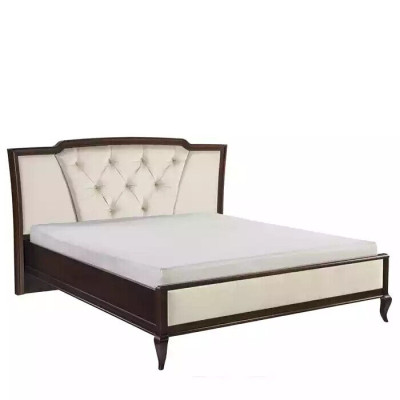 Wooden bed Chesterfield beds double bed in the bedroom velvet textile