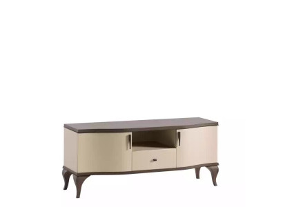 TV stand living room beige furniture wood sideboard style modern