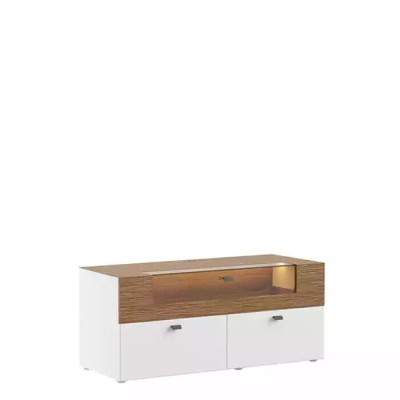 Wall unit TV stand white RTV sideboard display cabinet wood modern living room
