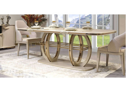 Dining table dining room table dining nook dining room furniture table wood gold beige