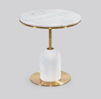 Side table white modern designer coffee table living room new