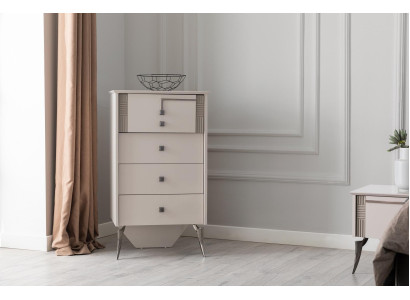 Living room white sideboard 4x drawers wooden sideboard wooden cabinet furniture