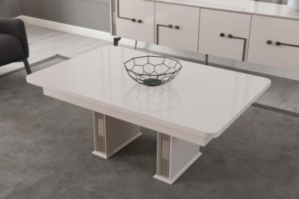 White coffee table living room wooden tables luxury furniture designer tables