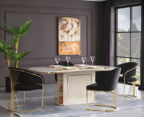 Upholstered chairs, kitchen chairs, dining room chairs, wooden chairs, set of 2, black