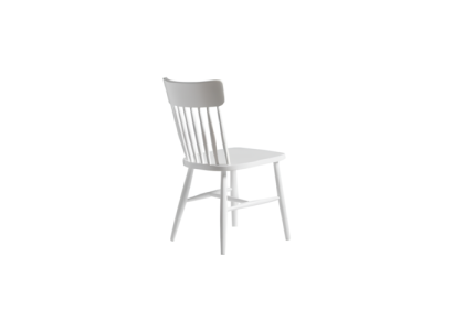 White wooden chair dining chair kitchen chair wooden classic chair