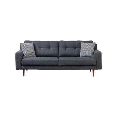 Gray living room seating set luxurious 2x sofas designer upholstered armchair