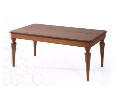 Luxury design coffee table new living room furniture brown table wood