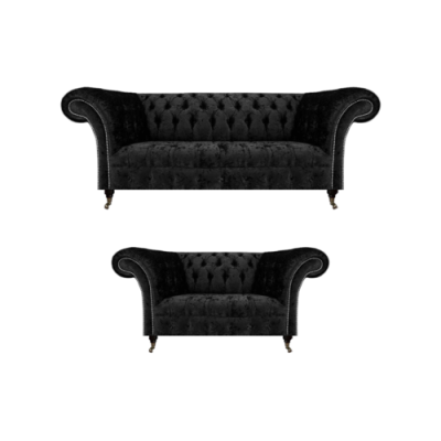 New Complete Sofa Three-Seater Couch Chesterfield Two-Seater Sofas Living Room