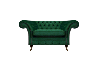Armchair upholstered furniture living room textile Chesterfield padded seat furnishing