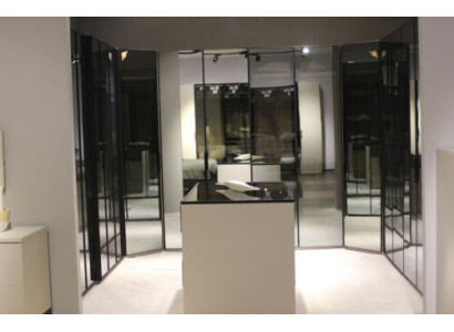 Exclusive glass cabinet bedroom wardrobe designer dresser