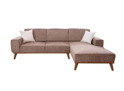 Solid Color Corner Sofa Living Room Upholstered Sofa Designer Textile Luxury Couch