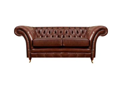 Chesterfield Sofa Two-Seater Couch Living Room Upholstered Furniture New Setup