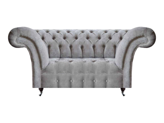 Designer sofa couch two-seater upholstery Chesterfield upholstered furniture living room