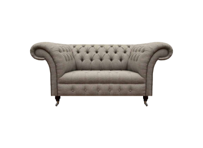 Luxury Chesterfield Sofa Couch Two-Seater Living Room Upholstery Textile