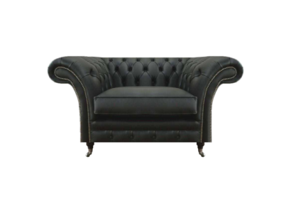 Modern Chesterfield armchair living room upholstered furniture textile upholstery
