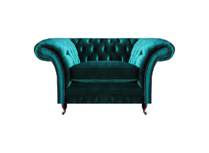 Living room armchair Chesterfield seat couch upholstered furniture new furnishings