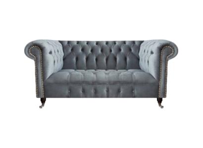 Two-seater sofa luxury furniture living room couch Chesterfield seat