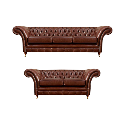 Living room new set Chesterfield sofas couch three-seater with two-seater