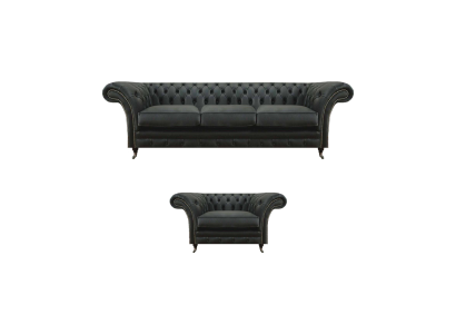 Three-seater sofa, modern armchair, living room, Chesterfield upholstery furniture.